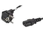 LANBERG CEE 7/7 na IEC 320 C13 POWER CORD 1.8M černý CA-C13C-10CC-0018-BK