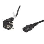 LANBERG CEE 7/7 na IEC 320 C13 POWER CORD 5M VDE černý CA-C13C-11CC-0050-BK