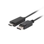 LANBERG DISPLAYPORT(M) V1.1 ->HDMI(M) KABEL 1M ČERNÝ CA-DPHD-11CC-0010-BK