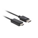 LANBERG DISPLAYPORT(M) V1.1 ->HDMI(M) KABEL 5M ČERNÝ CA-DPHD-11CC-0050-BK