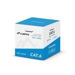 LANBERG FTP kabel CAT.6, Cu, délka 305m, šedý, CPR + Fluke passed, PVC LCF6-11CU-0305-S