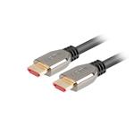 LANBERG HDMI M/M V2.1 kabel 0.5M 8K 60HZ černý CA-HDMI-30CU-0005-BK