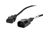 LANBERG IEC 320 C13 na C14 kabel 1.8M VDE černý CA-C13E-11CC-0018-BK