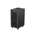 LANBERG INSTALAČNÍ RACK 19" 24U 600X800 ČERNÁ S PERFOROVANÝMI DVEŘMI (FLAT PACK) V2 FF01-6824-23BL