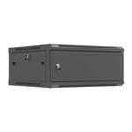 LANBERG INSTALAČNÍ SKŘÍŇ 19" 4U 600X600 ČERNÉ KOVOVÉ DVEŘE (PLOCHÉ BALENÍ) WF01-6604-00B
