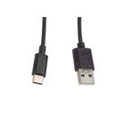 LANBERG KABEL USB-C(M)->USB-A(M) 2.0 1M ČERNÝ