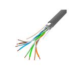 LANBERG LAN KABEL FTP 305M PEVNÝ CCA ŠEDÝ LCF5-10CC-0305-S