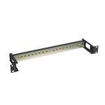 Lanberg MOUNTING RAIL DIN TS-35 19" 1U BLACK AK-1801-B