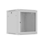 LANBERG NÁSTĚNNÁ INSTALAČNÍ SKŘÍŇ 19" 12U 600X600 ŠEDÉ PERFOROVANÉ DVEŘE (PLOCHÉ BALENÍ) WF01-6612-23S