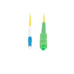 LANBERG optický patch cord SM LC/UPC-SC/APC simplex 3m LSZH G657A1 průměr 3mm, barva žlutá