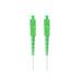 LANBERG optický patch cord SM SC/APC-SC/APC simplex 25m LSZH G657B3 průměr 3mm, barva bílá FO-SASA-SS31-0250-WH
