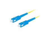 LANBERG optický patch cord SM SC/UPC-SC/UPC simplex 10m LSZH G657A1 průměr 3mm, barva žlutá FO-SUSU-SS11-0100-YE
