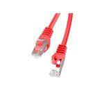 LANBERG Patch kabel CAT.6 FTP 0.25M červený Fluke Passed