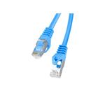 LANBERG Patch kabel CAT.6 FTP 0.25M modrý Fluke Passed