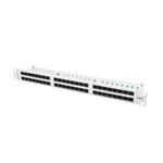 Lanberg PATCH PANEL 48 PORT 1U 19" CAT.6 UTP GREY PPU6-1048-S