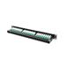 LANBERG PATCH PANEL 48 PORTŮ 1U 19" CAT.5E UTP ČERNÝ PPU5-1048-B