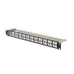 Lanberg PATCH PANEL BLANK 48 PORT 1U 19" FTP FOR KEYSTONE MODULES BLACK PPKS-1248-B