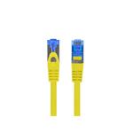 LANBERG PATCHCORD CAT.6A S/FTP LSZH CCA 1M ŽLUTÝ FLUKE PASS