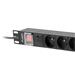 Lanberg POWER DISTRIBUTION UNIT (PDU) 19" LANBERG 1U 16A 2M 8X FRENCH OUTLETS BLACK PDU-08E-0200-BK