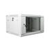 Lanberg RACK CABINET 19" DOUBLE-SECTION WALL-MOUNT 6U/600X600 (FLAT PACK) GREY WF02-6606-10S
