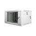 Lanberg RACK CABINET 19" DOUBLE-SECTION WALL-MOUNT 6U/600X600 (FLAT PACK) GREY WF02-6606-10S