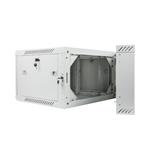 Lanberg RACK CABINET 19" DOUBLE-SECTION WALL-MOUNT 6U/600X600 (FLAT PACK) GREY WF02-6606-10S