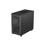 Lanberg RACK CABINET 19" FREE-STANDING 22U/600X1200 (FLAT PACK) WITH MESH DOOR BLACK FF01-6222-23B