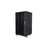 LANBERG RACK CABINET 19" FREE-STANDING 22U/600X600 BLACK (FLAT PACK) FF01-6622-12B