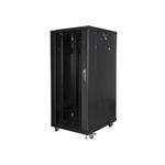 LANBERG RACK CABINET 19" FREE-STANDING 27U/600X800 (FLAT PACK) BLACK FF01-6827-12B