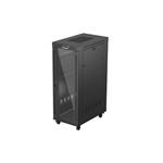 Lanberg RACK CABINET 19" FREE-STANDING 32U/600X1000 (FLAT PACK) WITH GLASS DOOR LCD BLACK FF01-6032-12BL
