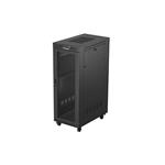 Lanberg RACK CABINET 19" FREE-STANDING 32U/600X1000 (FLAT PACK) WITH MESH DOOR LCD BLACK FF01-6032-23BL