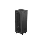 Lanberg RACK CABINET 19" FREE-STANDING 32U/600X600 (FLAT PACK) WITH MESH DOOR LCD BLACK FF01-6632-23BL