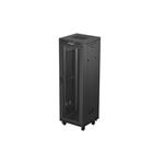 Lanberg RACK CABINET 19" FREE-STANDING 37U/600X600 (FLAT PACK) WITH MESH DOOR LCD BLACK FF01-6637-23BL