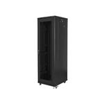 LANBERG RACK CABINET 19" FREE-STANDING 42U/600X800 (FLAT PACK) WITH MESH DOOR BLACK FF01-6842-23B