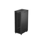 Lanberg RACK CABINET 19" FREE-STANDING 47U/800X1200 (FLAT PACK) WITH MESH DOOR LCD BLACK V2 FF01-8247-23BL