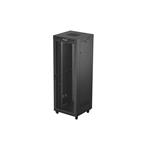 Lanberg RACK CABINET 19" FREE-STANDING 47U/800X800 (FLAT PACK) WITH MESH DOOR LCD BLACK FF01-8847-23BL