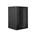 LANBERG RACK CABINET 19” WALL-MOUNT 18U/600X600 (FLAT PACK) BLACK V2 WF01-6618-10B