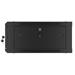 LANBERG RACK CABINET 19" WALL-MOUNT 4U/600X600 (FLAT PACK) WITH GLASS DOOR BLACK V2 WF01-6604-10B