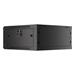 LANBERG RACK CABINET 19" WALL-MOUNT 4U/600X600 (FLAT PACK) WITH GLASS DOOR BLACK V2 WF01-6604-10B