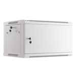 LANBERG RACK CABINET 19" WALL-MOUNT 6U/600X450 GREY WF01-6406-00S