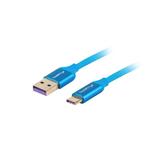 LANBERG SATA DATA III (6GB/S) F/F CABLE 70CM ANGLED METAL CLIPS BLACK CA-USBO-21CU-0010-BL