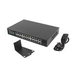 LANBERG SWITCH 24X 100MB POE+/2X COMBO RACK 19" GIGABITOVÝ ETHERNET 360W V2 RSFE-24P-2C-360