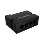 LANBERG SWITCH DIN-FE4-AT-30W 1XIN 3X OUT 100MB POE EXTENDER FAST ETHERNET DIN RAIL AT 30W