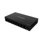 LANBERG SWITCH DSM1-1008 8X 1GB/S UNMANAGED GIGABIT ETHERNET DESKTOP 12V (KOVOVÝ KRYT)