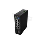 LANBERG SWITCH ILGE-8P-2S-120 LEHKÝ PRŮMYSLOVÝ POE 4XBT 4XAT 2XSFP DIN GIGABITOVÝ ETHERNET