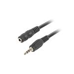 LANBERG USB-A M/F 2.0 CABLE 1.8M TRANSPARENT FERRITE CA-MJFJ-10CC-0015-BK