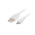 LANBERG USB-A M/F 2.0 CABLE 5M TRANSPARENT FERRITE CA-USBM-10CC-0018-W