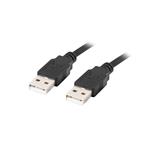 LANBERG USB-A M / M 2.0 kabel 1.8m, černý