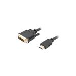 LANBERG USB-A(M)->USB-B(M) 2.0 CABLE 5M TRANSPARENT FERRITE CA-HDDV-10CC-0030-BK