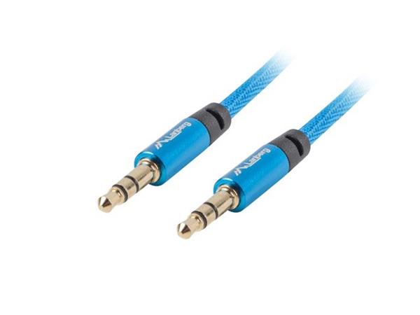 LANBERG USB-C(M)->USB-A(M) 2.0 CABLE 0.5M BLUE QC 3.0 PREMIUM CA-MJMJ-10CU-0030-BL